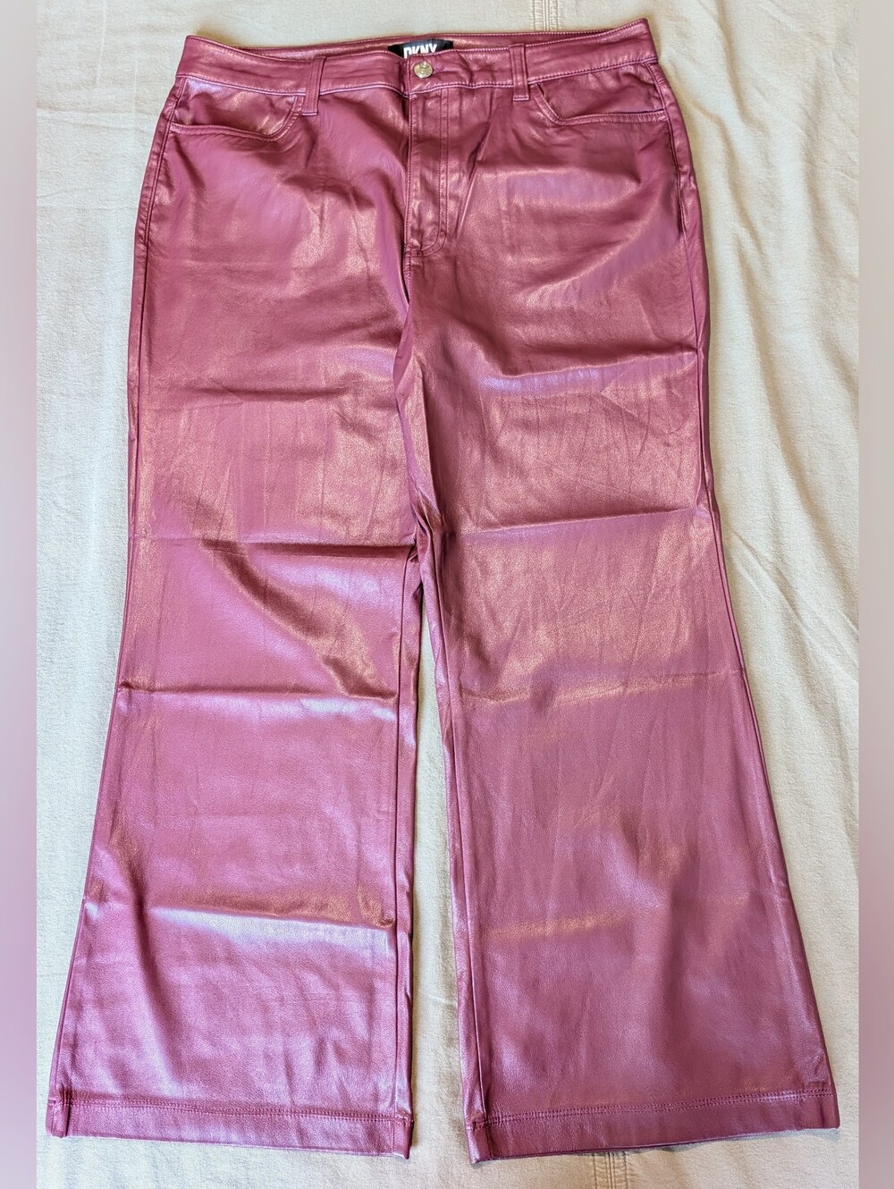 DKNY Faux Leather Pants